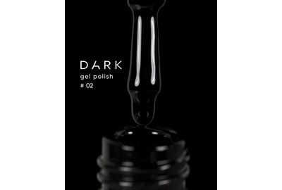 Гель-лак DARK №002, чорний, 6 мл