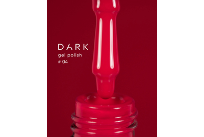 Гель-лак DARK №004, яскраво-червоний, 6 мл