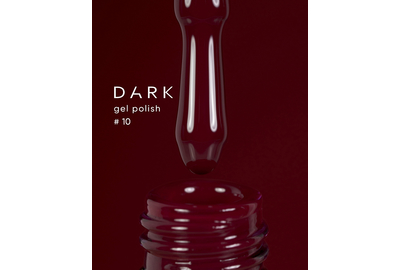 Гель-лак DARK №010, бордовый, 6 мл
