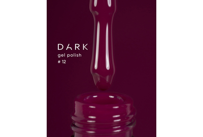 Гель-лак DARK №012, винний бургунді, 6 мл