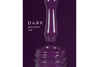 Гель-лак DARK №017, темний фіолетовий, 6 мл
