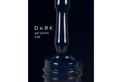 Гель-лак DARK №022, темний синій, 6 мл