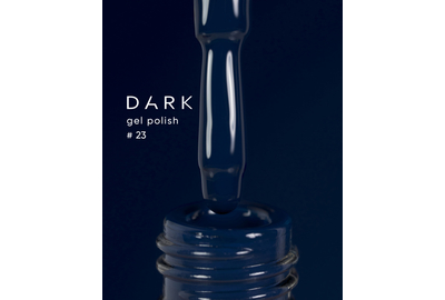 Гель-лак DARK №023, насичений темно-синій, 6 мл