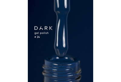 Гель-лак DARK №024, синій морський, 6 мл