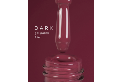 Гель-лак DARK №042, бежево-сливовый, 6 мл