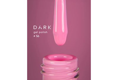 Гель-лак DARK №056, насичений світло-рожевий, 6 мл