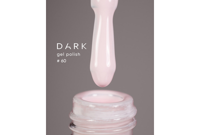 Гель-лак DARK №060, бело-розовый айвори, 6 мл