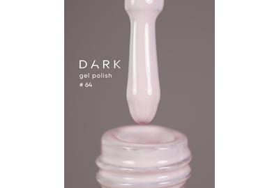 Гель-лак DARK №064, бело-лиловый айвори, 6 мл