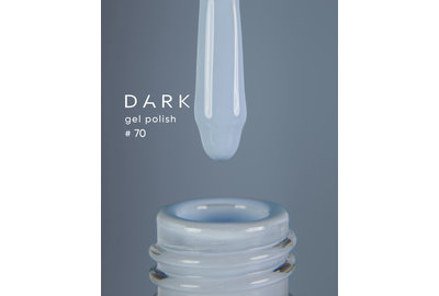 Гель-лак DARK №070, светло-бирюзовый, 6 мл