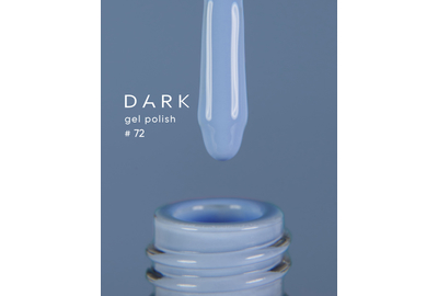 Гель-лак DARK №072, небесно-блакитний, 6 мл