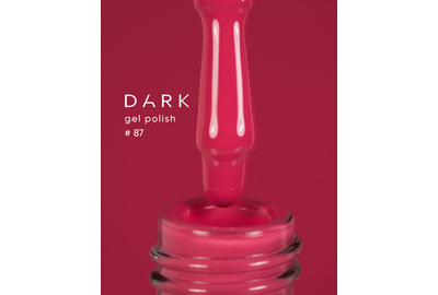 Гель-лак DARK №087, насичений лососевий, 6 мл