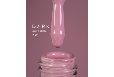 Гель-лак DARK №089, пудровий рожевий, 6 мл