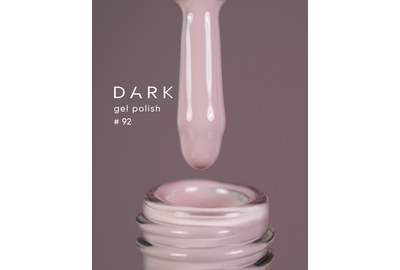 Гель-лак DARK №092, пильно-рожевий, 6 мл
