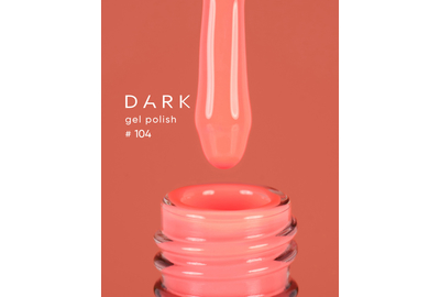 Гель-лак DARK №104, персиковый, 6 мл