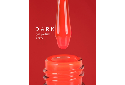 Гель-лак DARK №105, коралловый, 6 мл