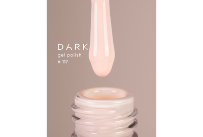 Гель-лак DARK №117, слонова кістка, 6 мл