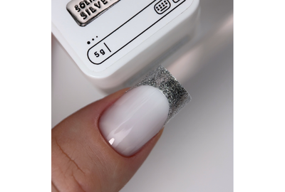 Гель краска HEYLOVE Solid Platinum gel SILVER серебряная, 5 г