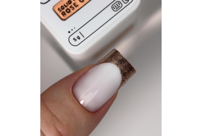 Гель краска HEYLOVE Solid Platinum gel ROSE GOLD розовое золото, 5 г