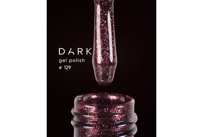 Гель-лак DARK №129, вишневый, 6 мл