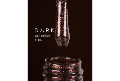 Гель-лак DARK №130, шоколадный, 6 мл