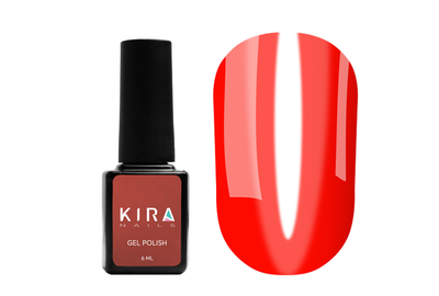 Gel polish Kira Nails Vitrage No. V01 red stained glass, 6 ml