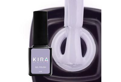 Гель-лак Kira Nails №133 серо-голубая эмаль, 6 мл
