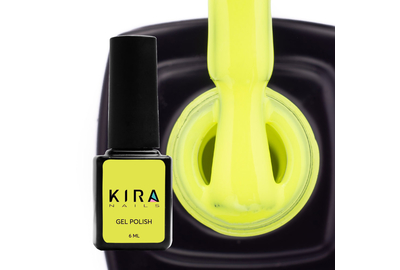 Гель-лак Kira Nails №138 желтый эмаль, 6 мл