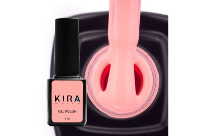 Гель-лак Kira Nails №141 бежево-розовая эмаль, 6 мл