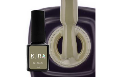 Gel polish Kira Nails #146 olive enamel, 6 ml
