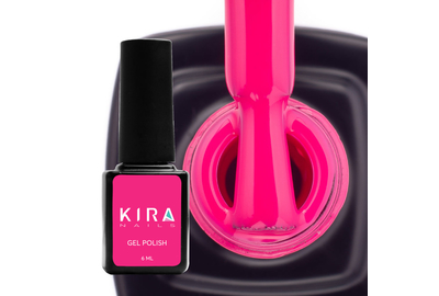 Гель-лак Kira Nails №165 фуксія емаль, 6 мл