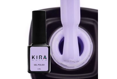 Гель-лак Kira Nails №167 лавандова ніжність емаль, 6 мл