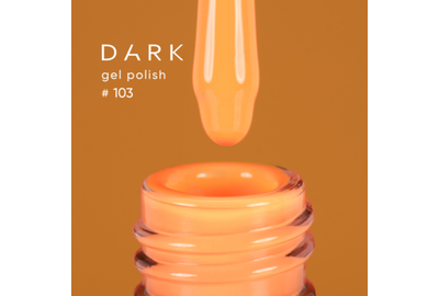 Гель-лак DARK №103, оранжевый, 10 мл