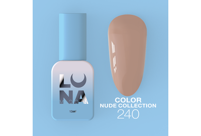 Гель-лак Luna Color №240 коричневый, 8 мл