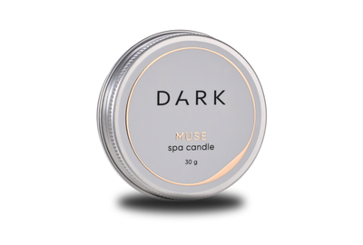 Perfumed massage candle DARK spa candle MUSE, 30 g
