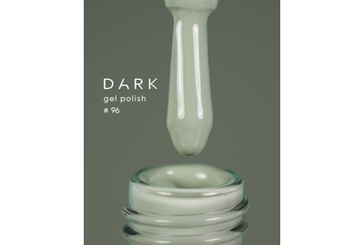 DARK gel polish No. 096, light gray-green, 6 ml