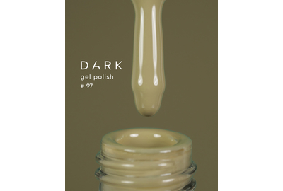 Гель-лак DARK №097, хаки, 6 мл
