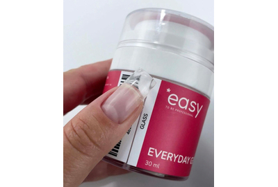 Моделирующий гель для ногтей Easy Everyday gel Glass, прозрачный, 30 мл