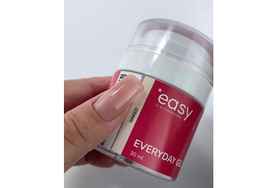 Моделирующий гель для ногтей Easy Everyday gel Naked, нюд, 30 мл
