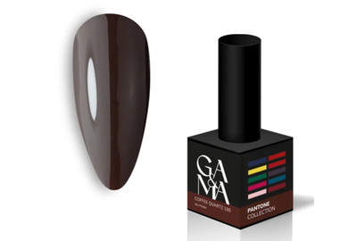 Гель-лак для ногтей GaMa Pantone №100 coffee quartz, кофе, 10 мл