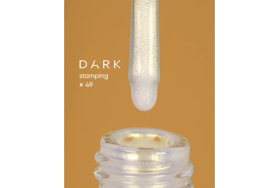 Лак для стемпинга DARK №49 золотой хамелеон, 10 мл