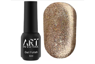 Гель-лак для ногтей ART Night Cat №04, кошачий глаз, золотой, 6 мл