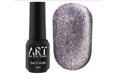 Гель-лак для ногтей ART Night Cat №06, кошачий глаз, лавандовый, 6 мл