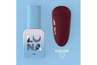Гель-лак Luna Color №012, гранатовый, 8 мл
