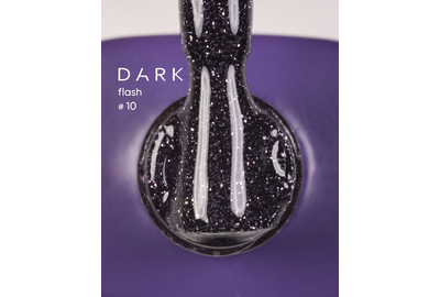 Гель-лак светоотражающий DARK Flash №010, баклажан, 10 мл