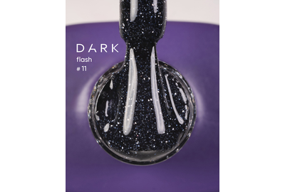 Гель-лак светоотражающий DARK Flash №011, сливовый, 10 мл