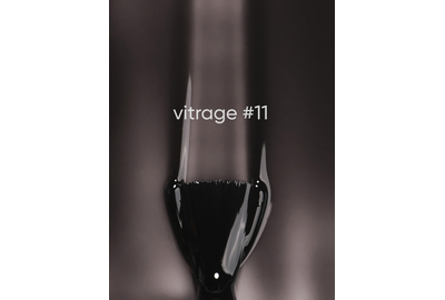 Stained gel varnish DARK Vitrage No. 011, black, 6 ml