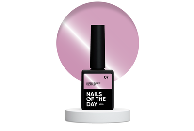 Гель-лак для ногтей NAILSOFTHEDAY Korean cat eye №07, кошачий глаз, 10 мл