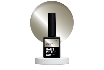 Гель-лак для ногтей NAILSOFTHEDAY Korean cat eye №12, кошачий глаз, 10 мл