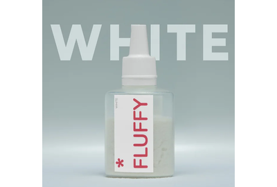 Бархатная пудра для ногтей EASY Fluffy White, белая