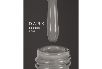 Гель-лак DARK №133, серо-коричневый, 10 мл